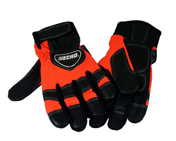 Echo 99988801601 Chainsaw Kevlar Reinforced Protective Gloves