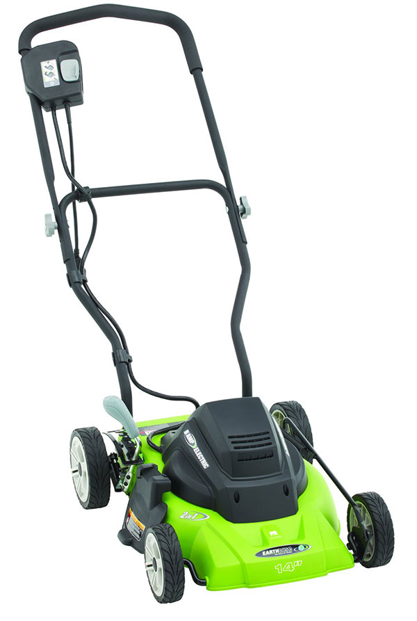 Earthwise 50214 14-Inch 8-Amp Side Discharge/Mulching Corded Electric Lawn Mower 